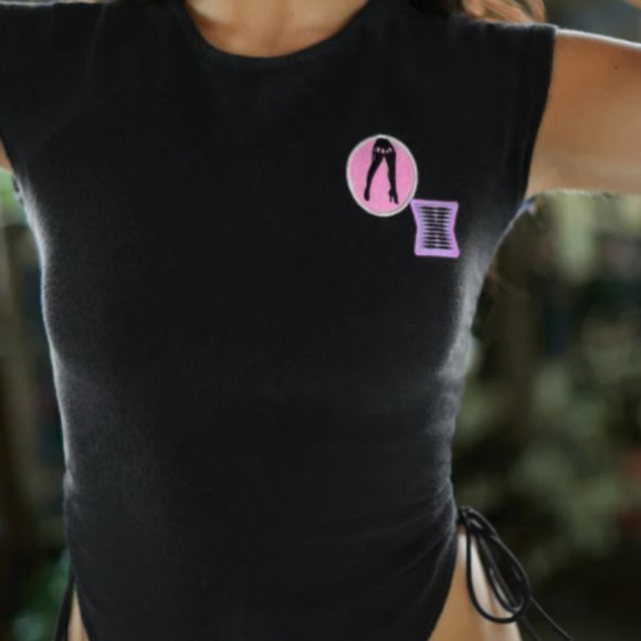 🖤 SAVAGE X FENTY | NWOT - 70s Ruched Terry Thong Teddy - Picture 4 of 11